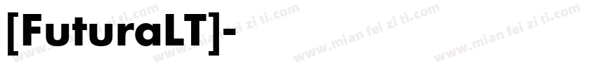[FuturaLT]字体转换